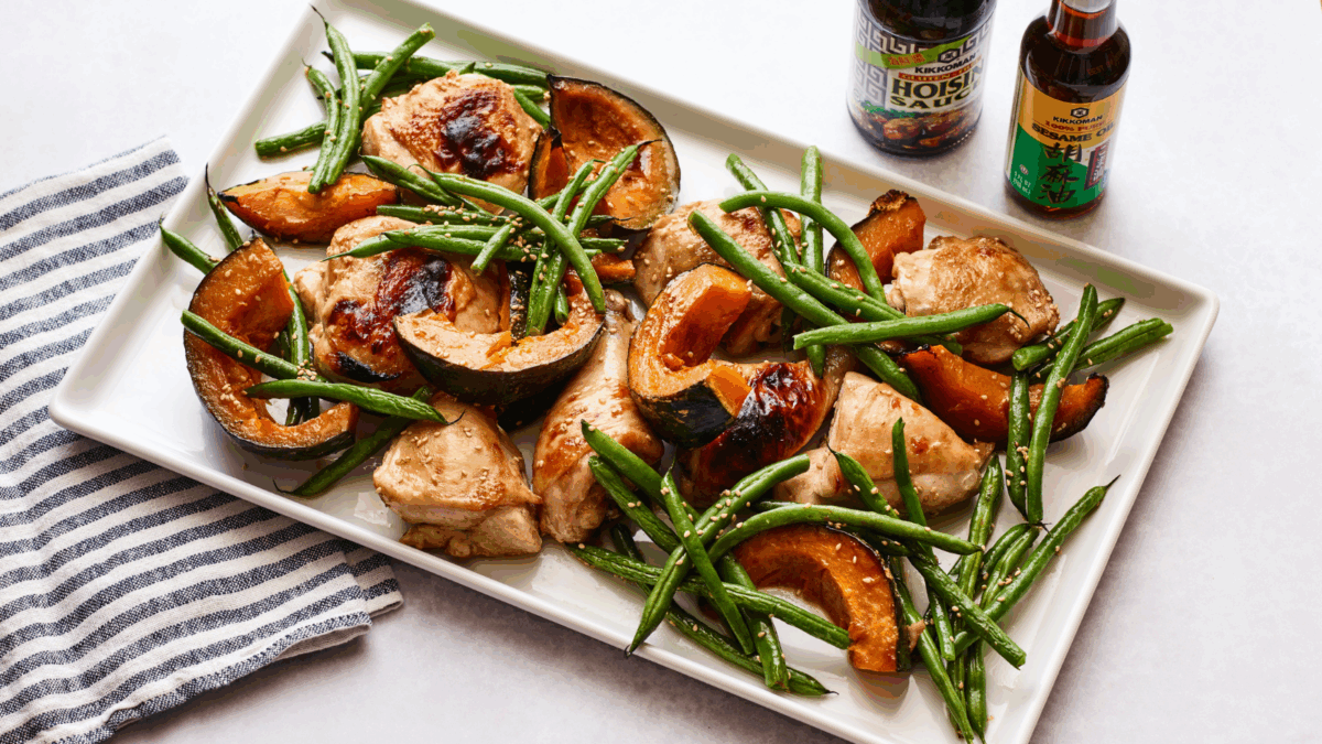 Sheet Pan Hoisin Chicken Dinner