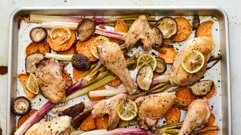 sheet pan roasted chicken