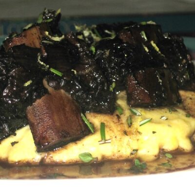 short ribs, polenta