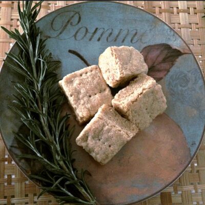 Whole Wheat Lemon Olive Oil Shortbread