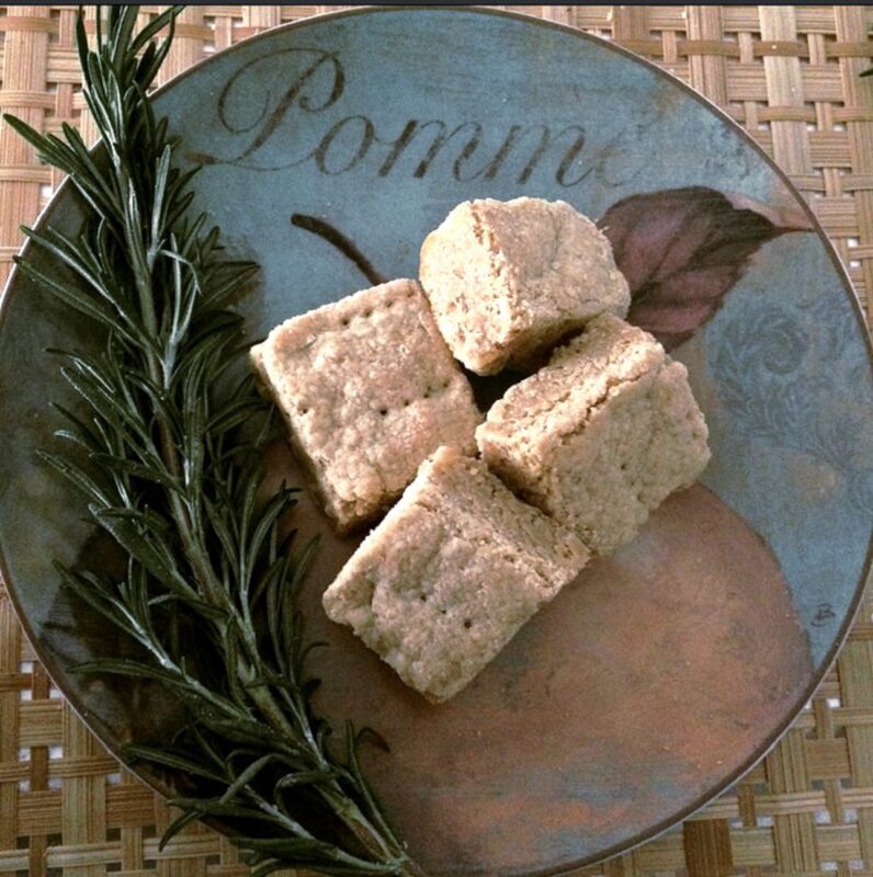 Whole Wheat Lemon Olive Oil Shortbread