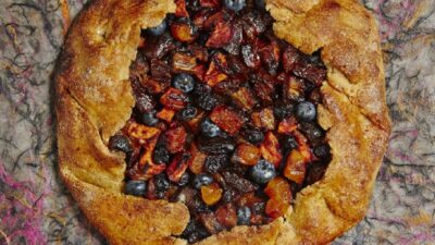 Fresh and Dried Fruit Gallette