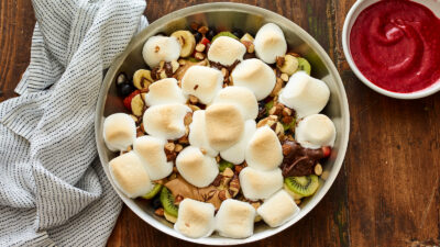 Skillet Fruit Nachos