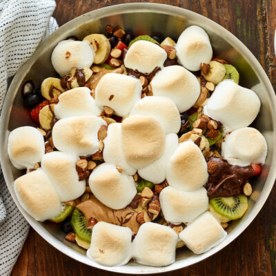 Skillet Fruit Nachos