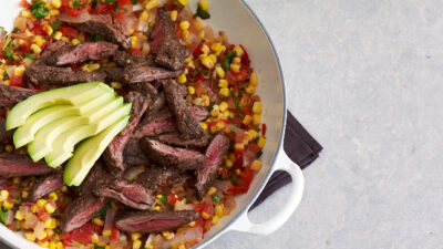 mexican skirt steak skillet