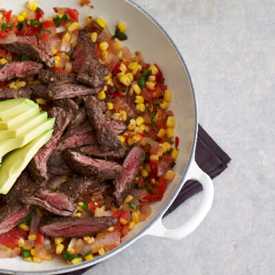 mexican skirt steak skillet