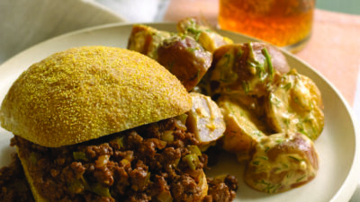 Sloppy Joes and Deviled Potato Salad