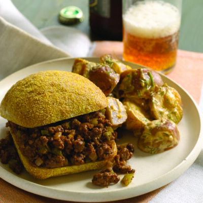 Sloppy Joes and Deviled Potato Salad