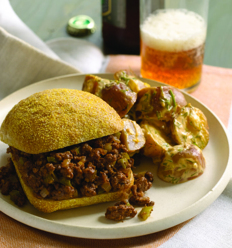 Sloppy Joes and Deviled Potato Salad