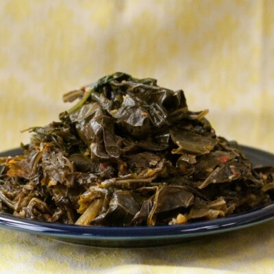 slow cooked greens, brazilian style