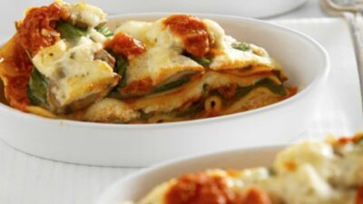 Slow Cooker Fresh Veggie Lasagna