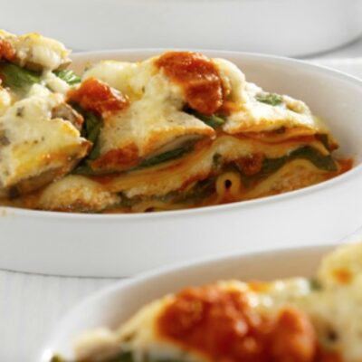 Slow Cooker Fresh Veggie Lasagna