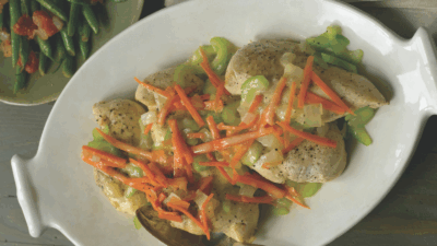 slow cooker greek style lemon chicken