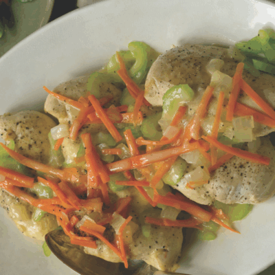 slow cooker greek style lemon chicken