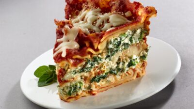 Slow Cooker Spinach Lasagna