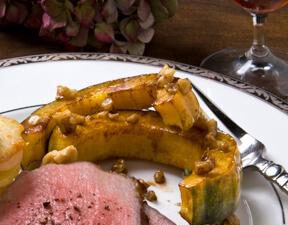 Smart Glazed Squash with Walnuts and Thyme