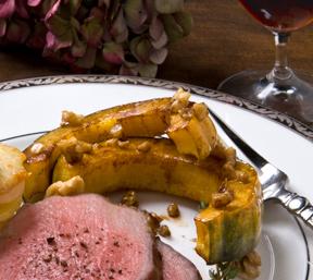Smart Glazed Squash with Walnuts and Thyme