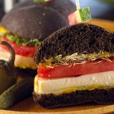 Smoked Mozzarella Watermelon Pumps