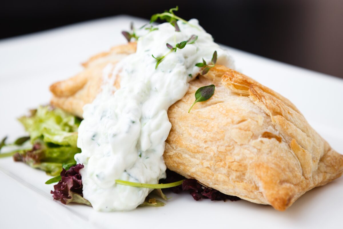 smoked salmon and spinach puff pastry russian pie