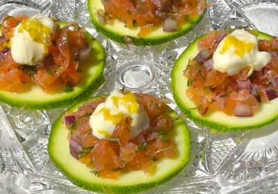smoked salmon dill round with lemon mayo
