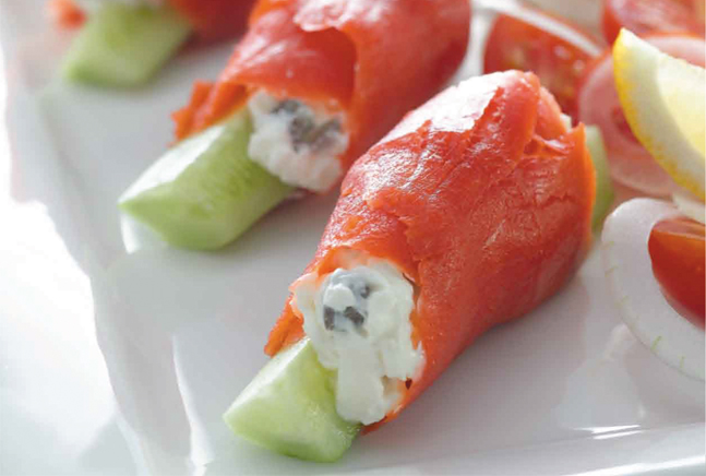 Smoked Salmon Rolls