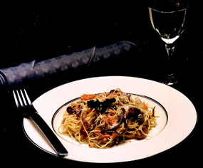 Smoked Salmon with Angel Hair Pasta