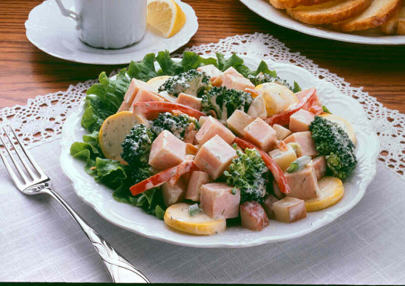 Smoked Turkey and Fresh Vegetable Salad