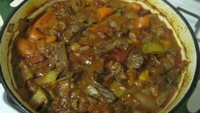 Smoky Rosemary & Fire-Roasted Tomato Beef Stew