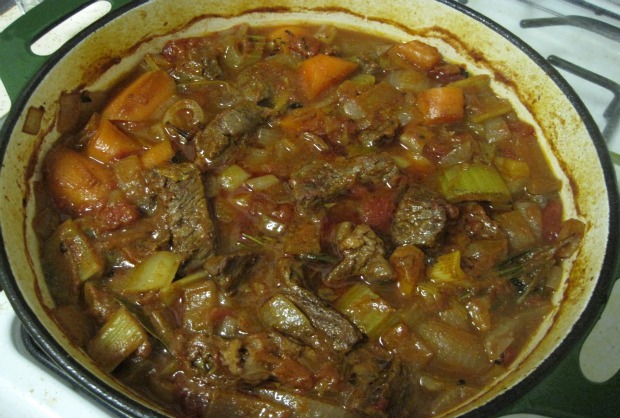 Smoky Rosemary & Fire-Roasted Tomato Beef Stew
