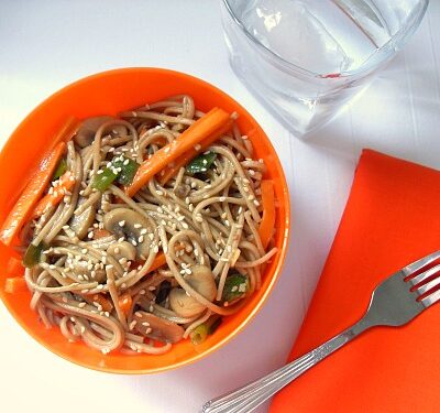 soba salad