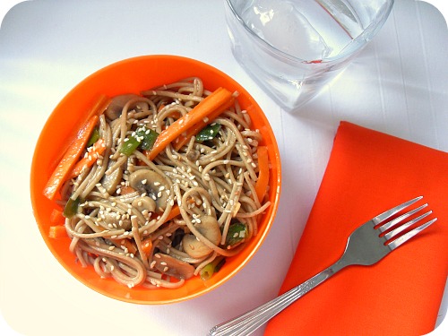 soba salad