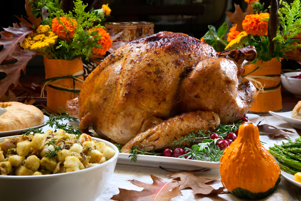 southern roast turkey with bourbon peach glaze
