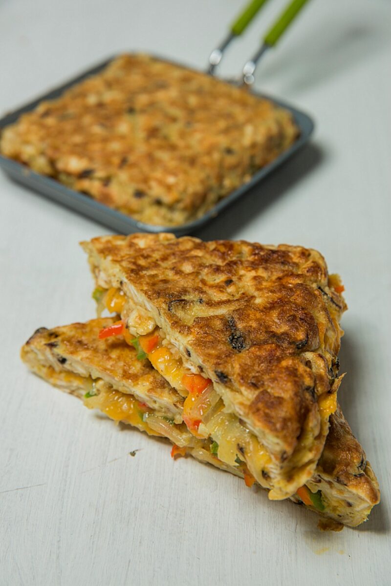 Southwestern matzo brei