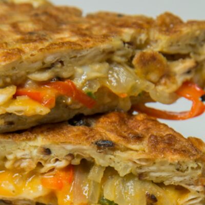 Southwestern Matzo Brei Wide