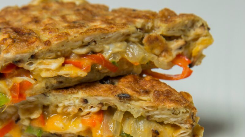 Southwestern Matzo Brei Wide