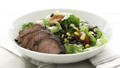 Southwestern Steak Salad with Cilantro Lime Dressing