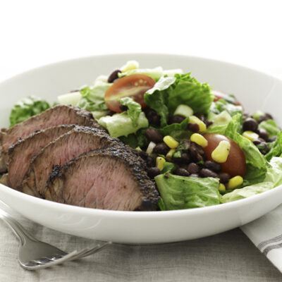 Southwestern Steak Salad with Cilantro Lime Dressing