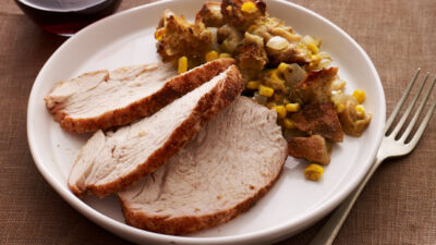Southwestern Turkey Breast and Green Chili Stuffing