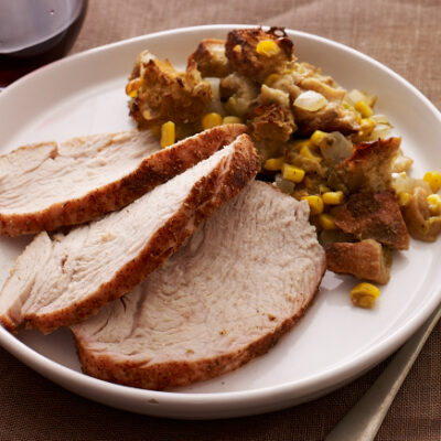 Southwestern Turkey Breast and Green Chili Stuffing