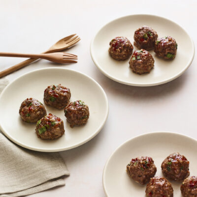 Soy Glazed Mini Meatballs