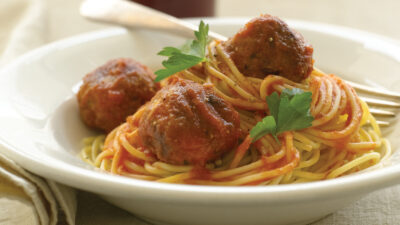 spaghetti and meatballs