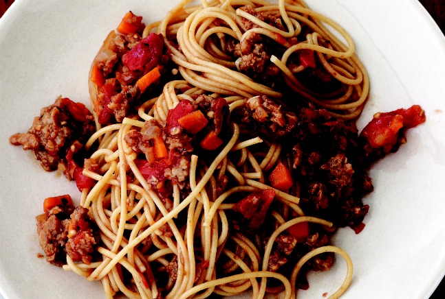 Spaghetti &ldquo;Bolognese&rdquo; - vegan