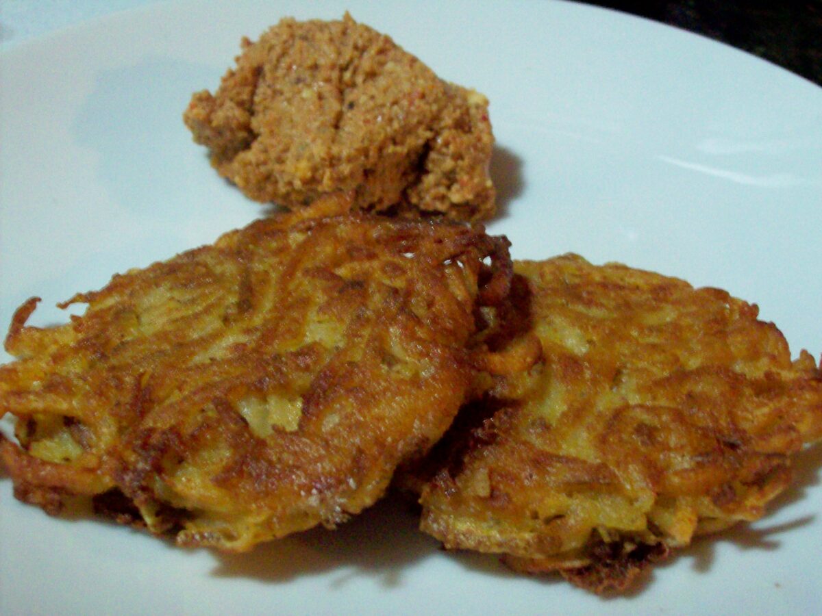 Spanish Latkes ala Patatas Brava