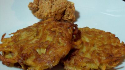 Spanish Latkes ala Patatas Brava