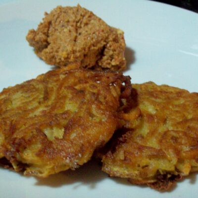 Spanish Latkes ala Patatas Brava