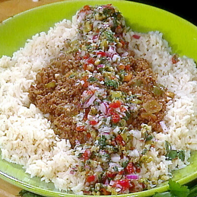 Spanish-Style Beef & Rice Casserole