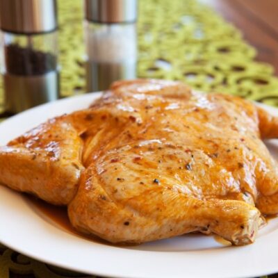 spatchcocked chicken