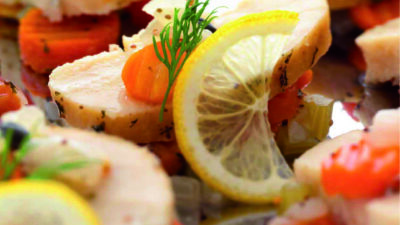 Spiced gefilte fish