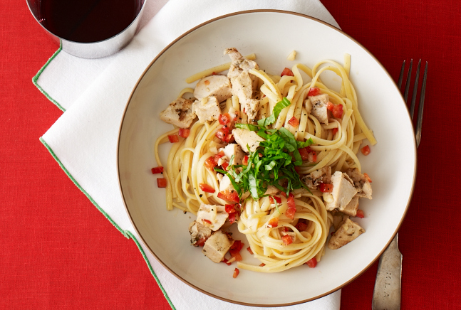Spicy Chicken and Garlic Pasta