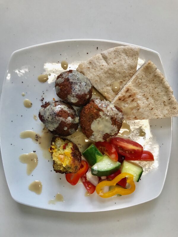 spicy falafel